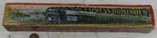 Antique Embossing Co Double 9 Express Train Dominoes