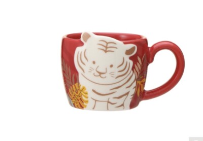  Starbucks Japan 2021, New Year Mini Mug Tiger 89ml