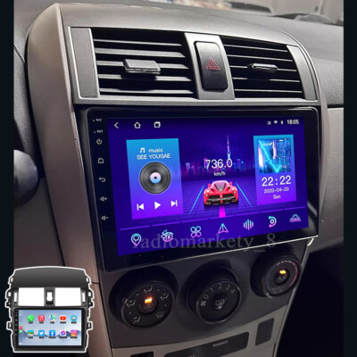 GPS Navi Wifi + Camera IPS Screen Car Stereo Radio For Toyota Corolla 2009-2013