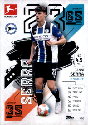 Match Attax EXTRA 2021/2022  Nr.476 - Janni Serra