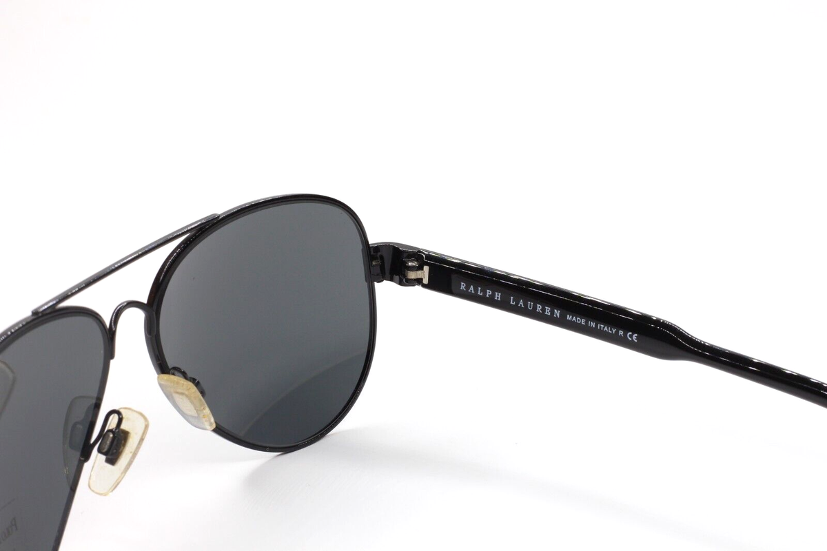 Polo Ralph Lauren PH3056 900387 Black Aviator Metal Italy Polo Ralph Lauren PH3056 900387 Black Aviator Metal Italy
