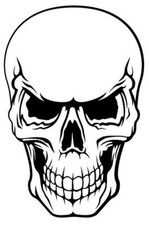 Autoaufkleber Sticker Totenkopf Skull Aufkleber