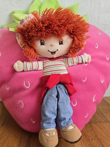 Vintage Strawberry Shortcake Plush Decorative Pillow - Picture 2 of 6