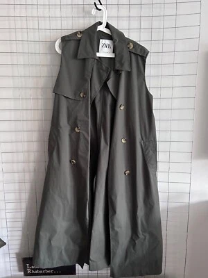 ZARA Trenchweste Khaki M - Bild 1 von 3