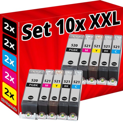 12 C/M/Y Cartucce D'inchiostro Per Canon PIXMA IP4600, MP550 - Foto 9