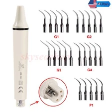 Dental Ultrasonic Piezo Scaler Handpiece Fit WOODPECKER EMS Cavitron / 5 Tips TX