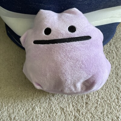Japan Pokemon Center Original Pokemon Fit Plush Ditto 5''
