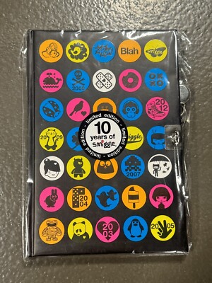 Smiggle abschließbares Journal Notizbuch 10th Anniversary 2014 Limited Edition