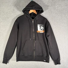 G59 GREY59 Skull Logo Zip Hoodie Black Medium Graphic $UICIDEBOY$ Print