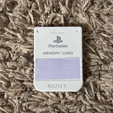 Playstation 1 OEM memory card grey SCPH120 ps1