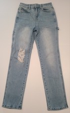 Altar'd State Distressed Ceros Women's size 27 26.5" Medium Blue Denim Jeans