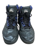 Reebok Shaq Attaq Lakers Color Sneakers Black Purple Gold Men's Size 11Used