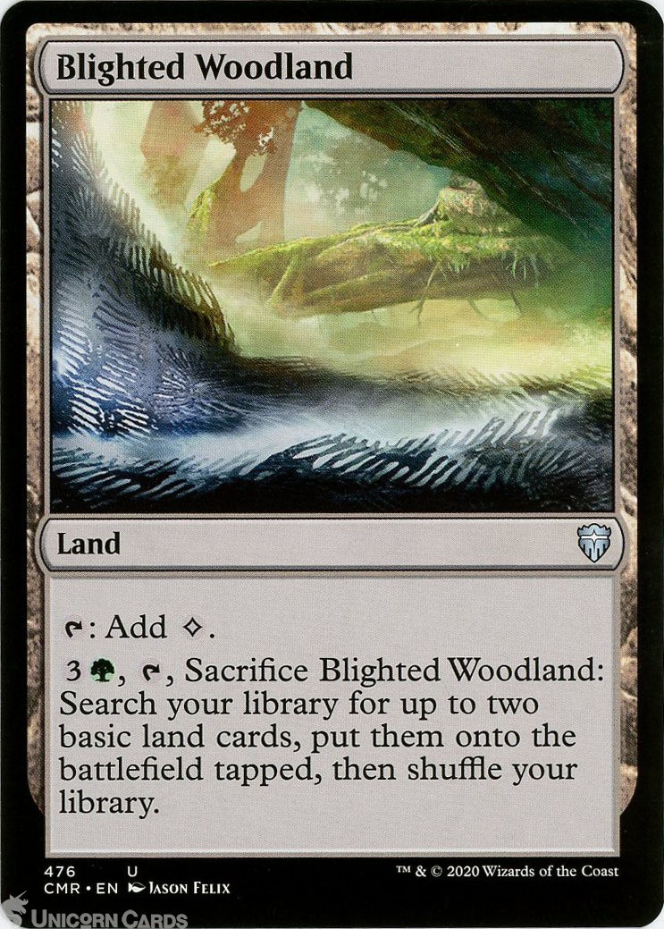 Blighted Woodland Uncommon MTG Card :: :: Commander Legends Decks :: ::