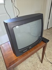 Lecteur TV CRT rétro gaming 13" Sylvania SRT2313 avec télécommande (testé)