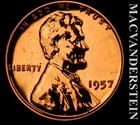 1957 Lincoln Wheat Cent- Choice Gem Proof- Luster- No Reserve #L7039