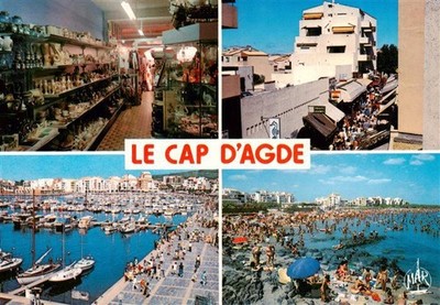 Le Cap d-Agde-sur-Mer 34 Hyppocampe Allee de la Flanerie Le Port La Plage
