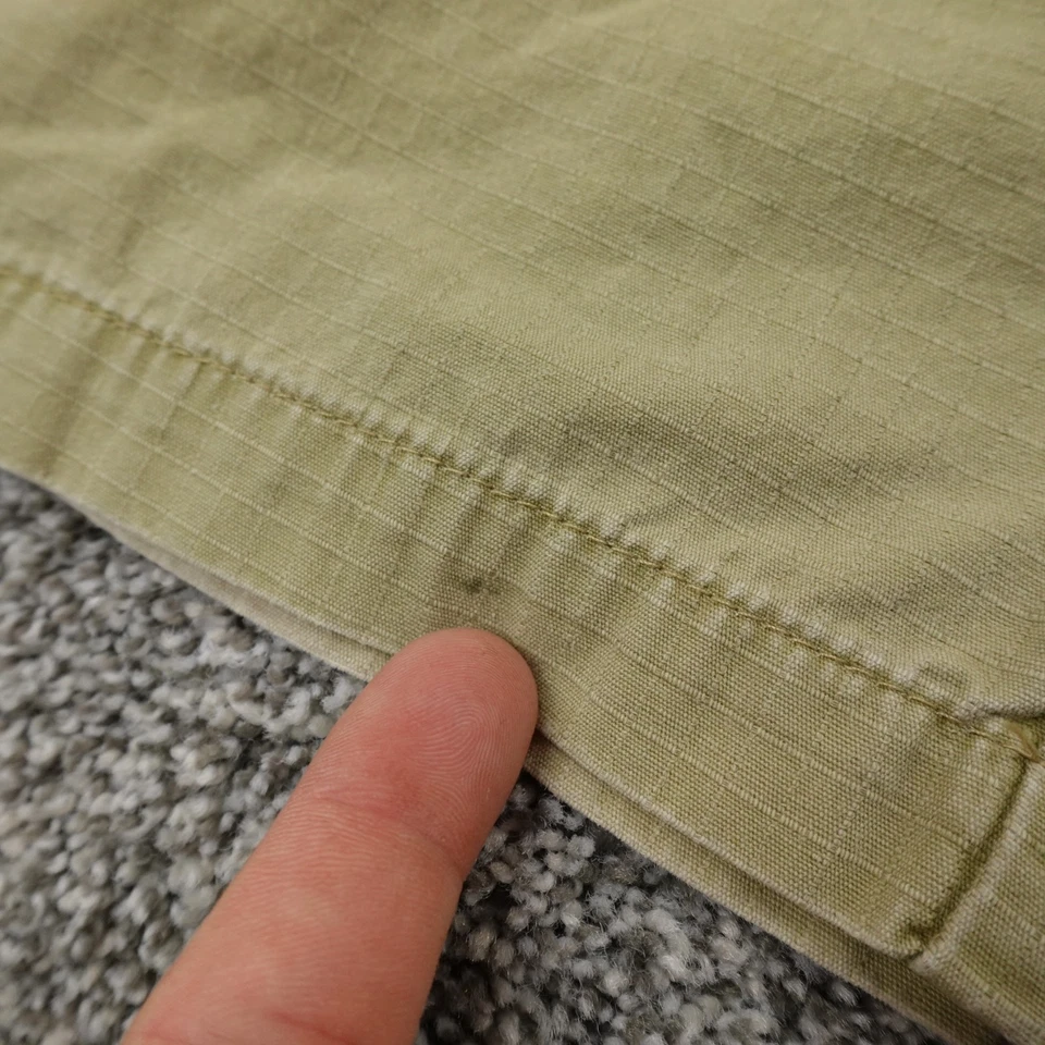 VTG American Eagle Pants Mens 30X32 Beige Cargo Military Paratrooper Grunge Y2K - Image 3 of 4