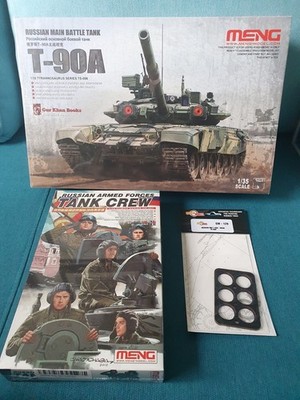Meng TS-006 Russian Main Battle Tank T-90A 1:35 Neu Bauteile versiegelt in OVP 