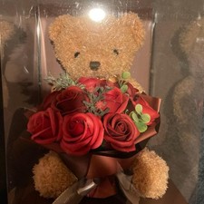 Teddy Bear Bouquet - Artificial Flowers