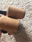 Womens CLARKS  Navy Blue Cork Chunky Heeled Sandals Size 7.5 Great Condition — photo 7