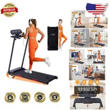 Portable Treadmill 3.5HP 400LBS 10MPH Incline Handles Home Use