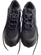 Caterpillar CAT Steel Toe Work Shoes Black Lace-Up Safety Footwear Size UK 10