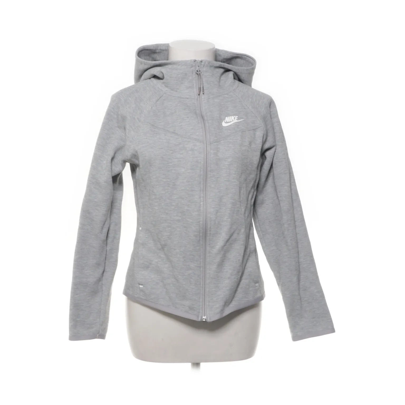 Nike, Kapuzenpullover, Größe: S, Grau, Baumwolle/Polyester, Print, Damen #IMG Nike, Kapuzenpullover, Größe: S, Grau, Baumwolle/Polyester, Print, Damen #IMG