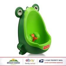 Cute Blackish Green Urinal for Boys' Toilet Training with Adjustable Height