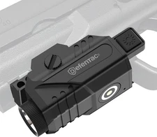 DEFENTAC Pistol Light with Strobe Function for 600 Lumens, 600lm White LED 
