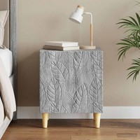 Nachttisch Sonoma-Grau 43 X 34,5 X 50 Cm Holzwerkstoff