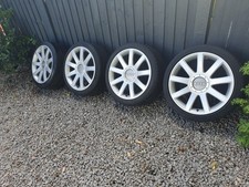 REFURBISHED☆Audi TT Mk1☆18"☆Alloy Wheels☆Genuine 8N0601025S☆Dunlop Sport tyres
