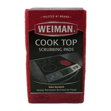 Weiman Cook Top Scrubbing Pads 6 - 3 Packs of Pads - 18 Total