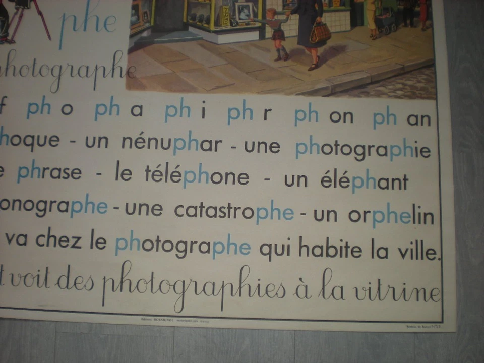 AFFICHE N° 43 N°44 SCOLAIRE POUCET ECUREUIL METHODE LECTURE PHOTOGRAHE OPERATION - Photo 4/4