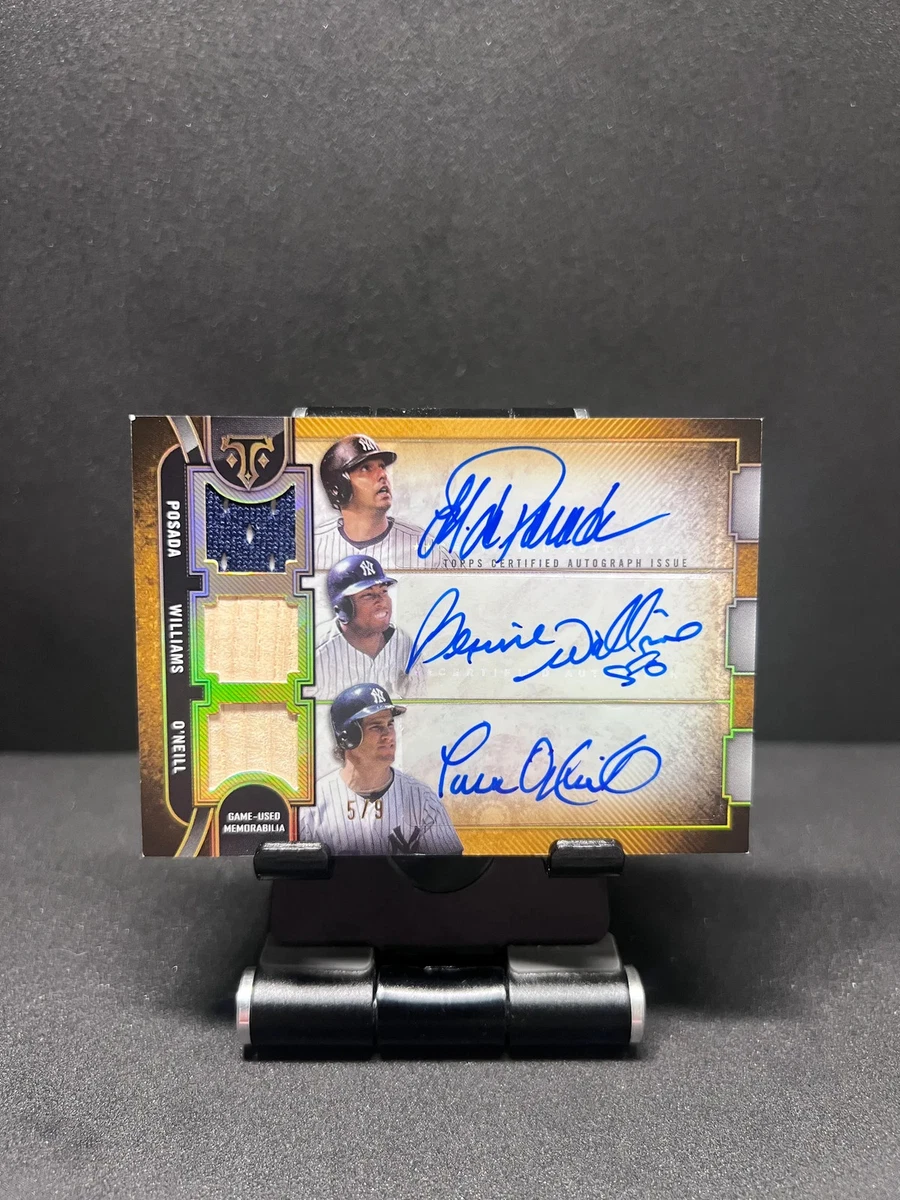 Bernie Williams Memorabilia Baseball Sports Trading Cards