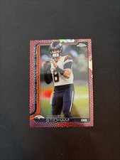 2025 Topps Chrome Football Jarrett Stidham Broncos Pigskin Parallel 🔥 NEW!
