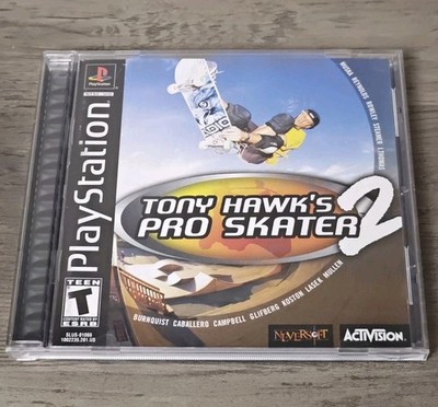 Tony Hawks Pro Skater 2 PS1 Black Label Complete Tested and Working