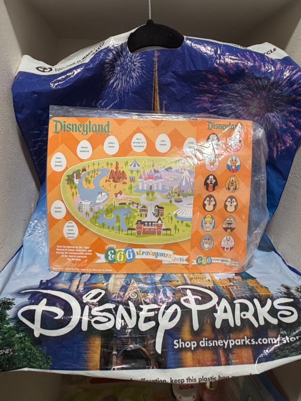 Disneyland Easter egg sticker sheet