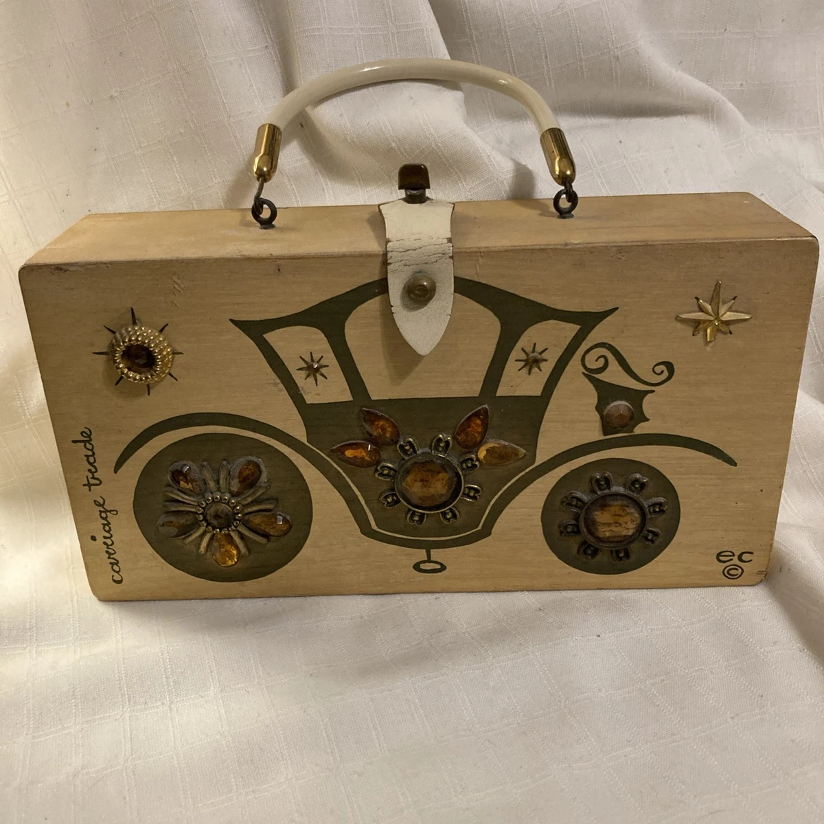 Enid Collins Wooden Vintage Bags, Handbags & Cases for sale | eBay