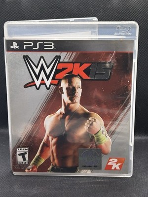 PS3 WWE 2K15 Wrestling Game Clean CIB Tested Complete Manual W2K15