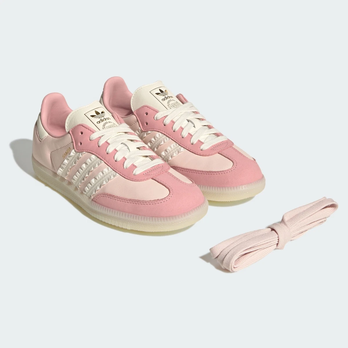 adidas gazelle silver green womens ADIDAS ORIGINALS Samba OG White and Pink Sneakers for Girls  Pavidas
