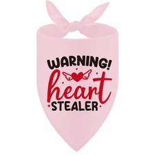 Valentine s Day Dog Bandanas Funny, Cute Triangle Pet Scarf Gifts for Dogs Lo...