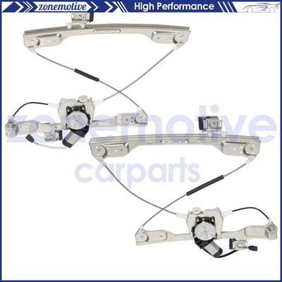 For 05-10 Chrysler 300 4-Door Front Left Right Power Window Regulator With Motor