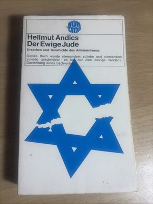 Hellmut Andics Der Ewige Jude 1965 1st Non Stop Austrian PB Antisemitism Judaism