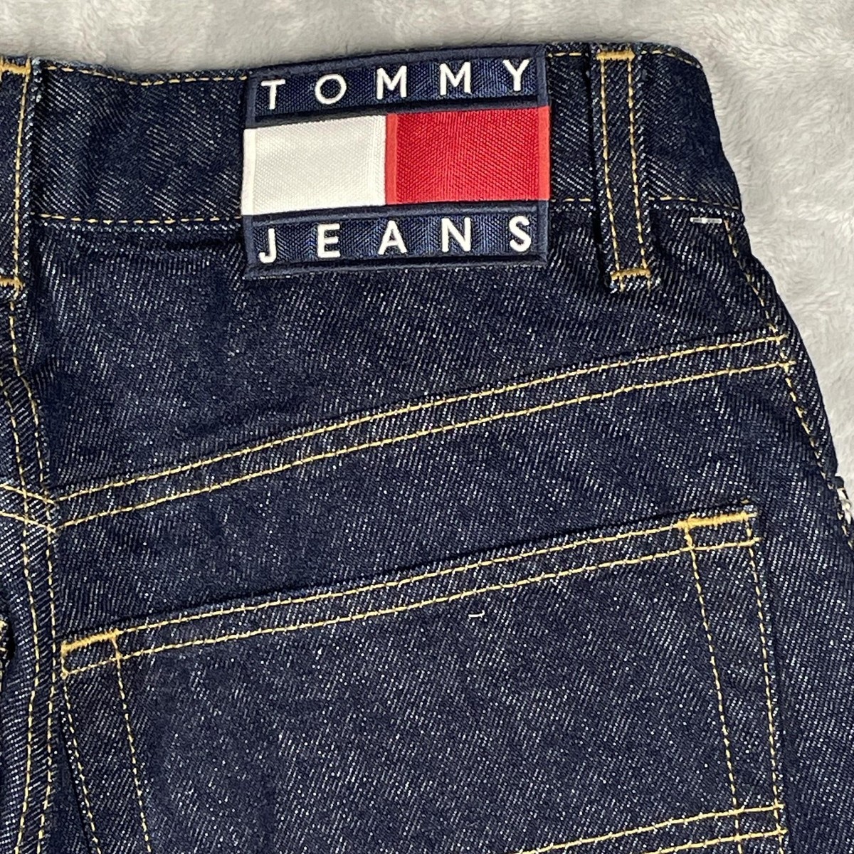 Tommy Jeans Mens 30x32 Vintage Dark Wash Straight Leg Denim Indigo 