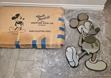 Disney Mickey Mouse Tenyo Wall Mirror Limited Edition Rare Box Vintage