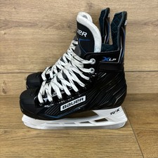 Bauer Skates Size UK 6 X-LP Ice Hockey Skates Black Blue Sports