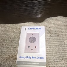 Camden Door Controls Heavy Duty Key Switch CM-1130 Brushed Silver Commercial
