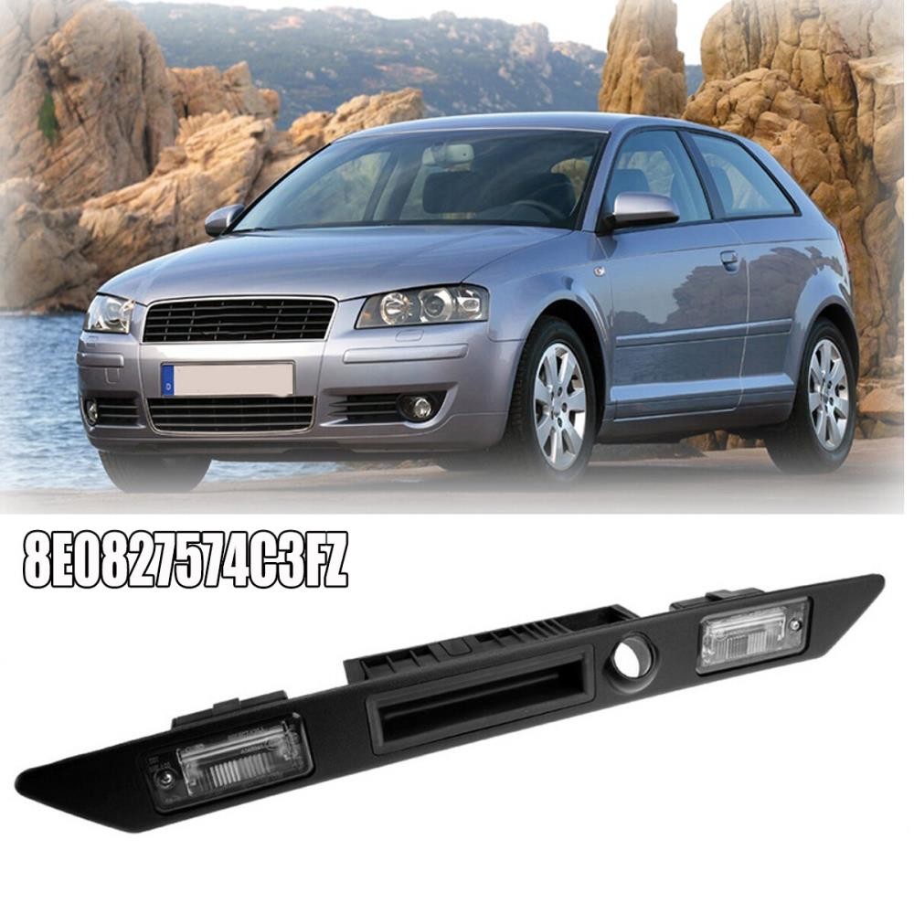 For Audi A4 B7 Trunk Grip Handle Trim License Plate Light Molding 8E0827574C3FZ)