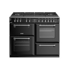 Image of Stove Sterling DX 110DF GTG DUAL FUEL RANGE COOKER BLACK