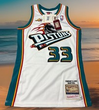 MITCHELL & NESS AUTHENTIC GRANT HILL S $325 DETROIT PISTONS JERSEY